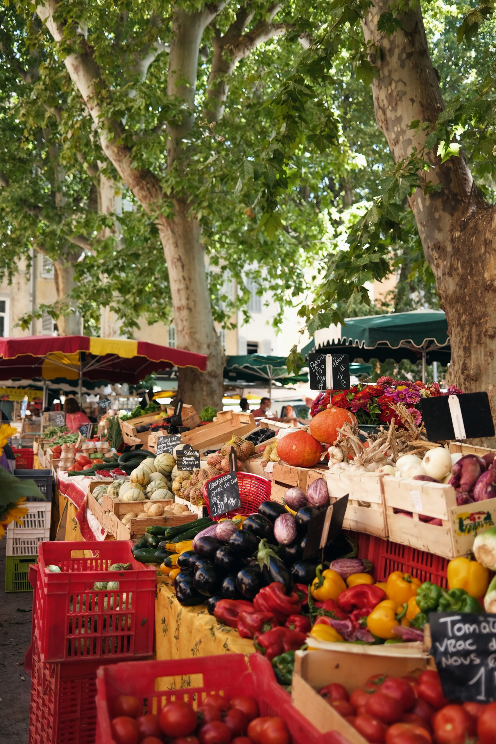 healthy food on a budget farmers market